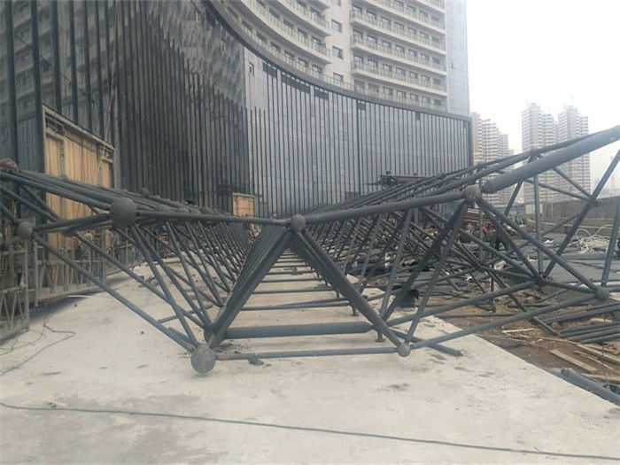 河池万豪酒店雨棚网架